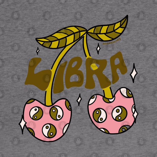 Libra Cherries by Doodle by Meg